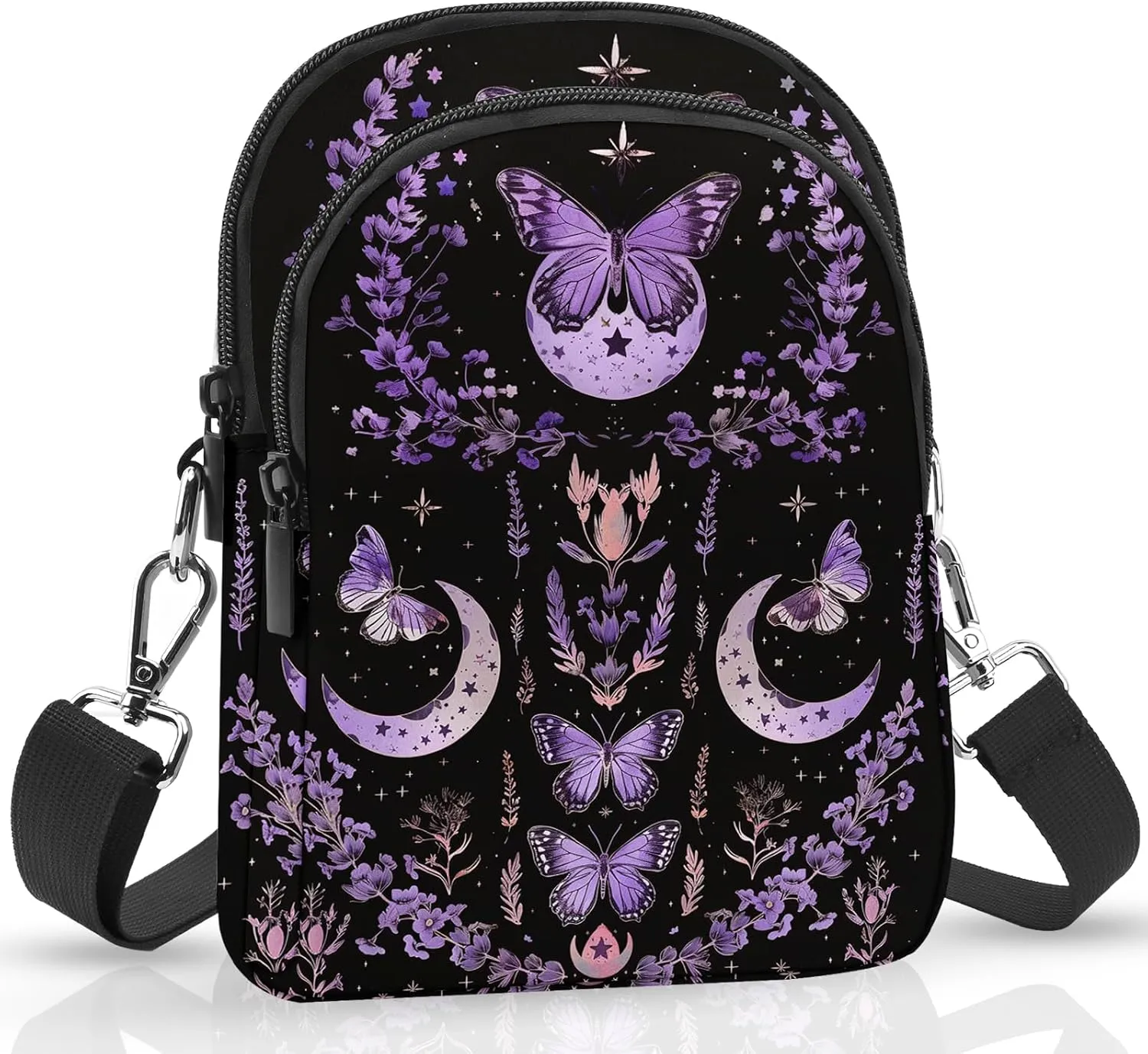 Small Crossbody Bags for Women Waterproof Cell Phone Bag Wallet Purse with Card Slots Adjustable Strap