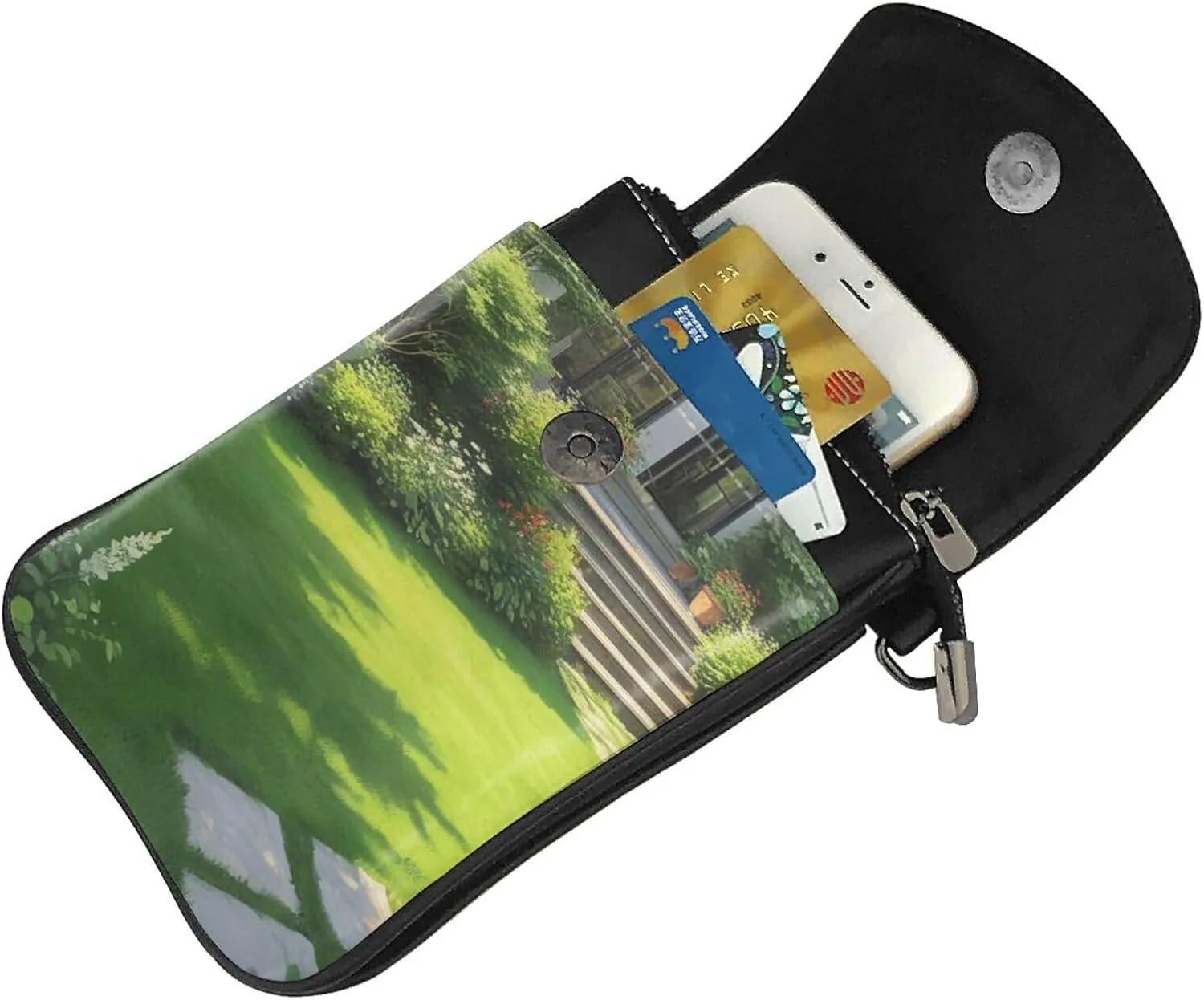 Small Crossbody Bags for Women,Leather Shoulder Bag for Cell Phone Purse with Strap and Lover Dog Paw Printed