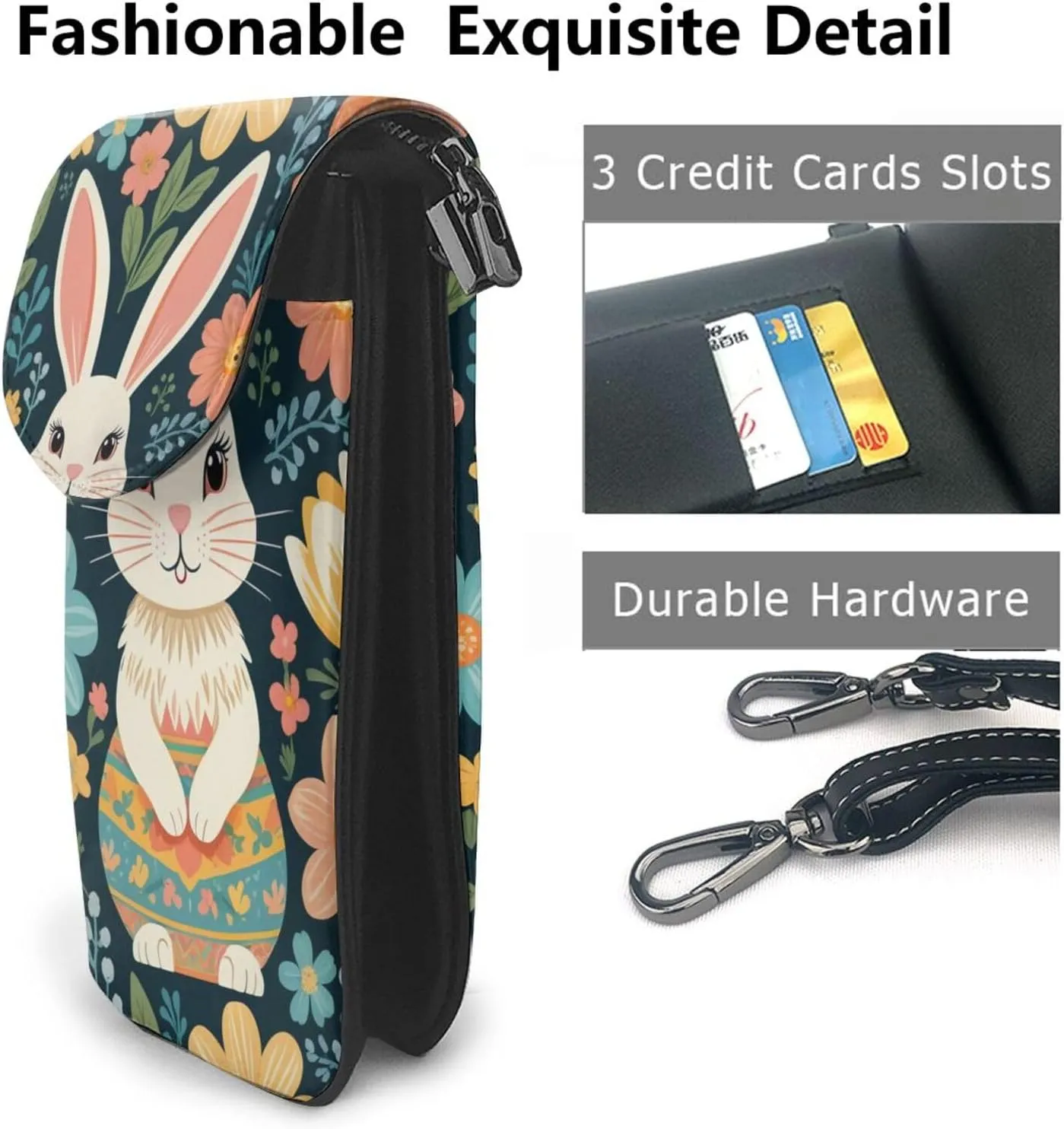 Small Crossbody Bags for Women,Leather Shoulder Bag for Cell Phone Purse with Strap and Mermaid Scale Printed