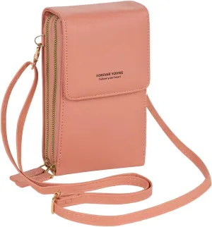 Small Crossbody Cell Phone Bag for Women, Mini Shoulder Purse with Credit Card Slots