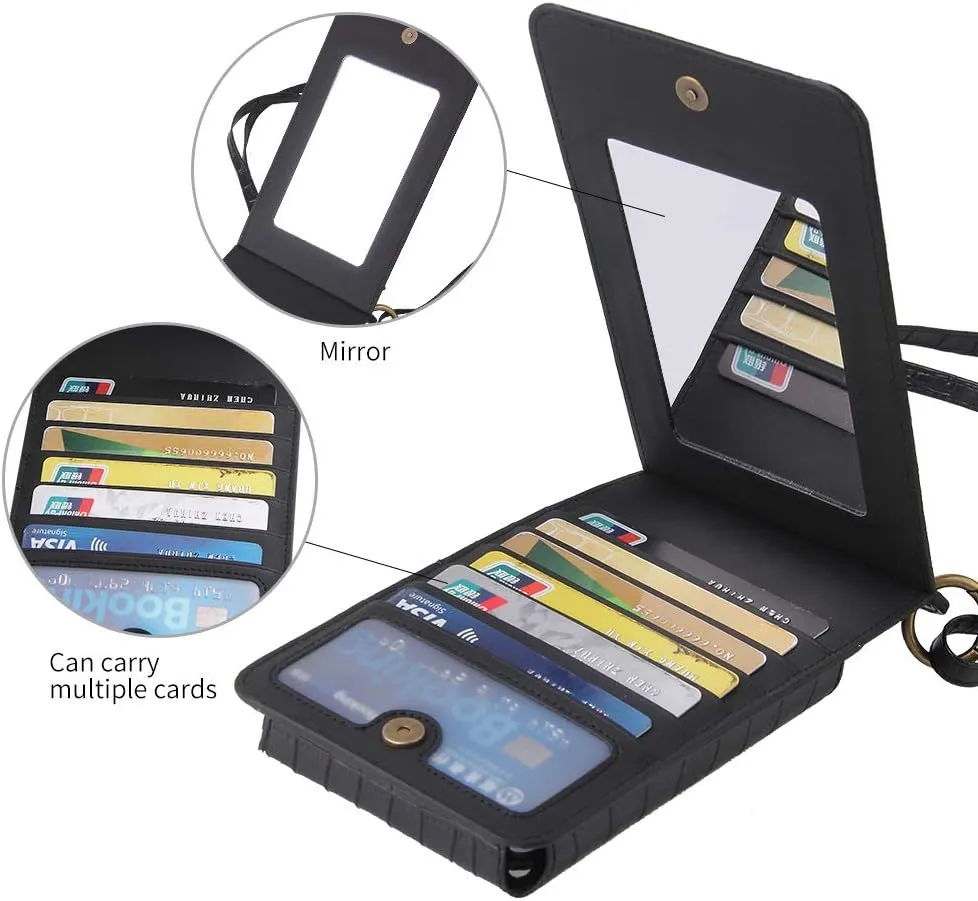 Small Crossbody Phone Bag Shoulder Bag Card holder Wallets Purse for Women & Girls