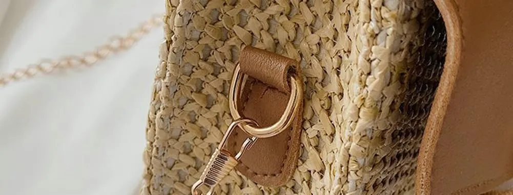 Small Crossbody Purse Women Woven Shoulder Bag with Tassel Solid Color Handmade Designer Summer Travel
