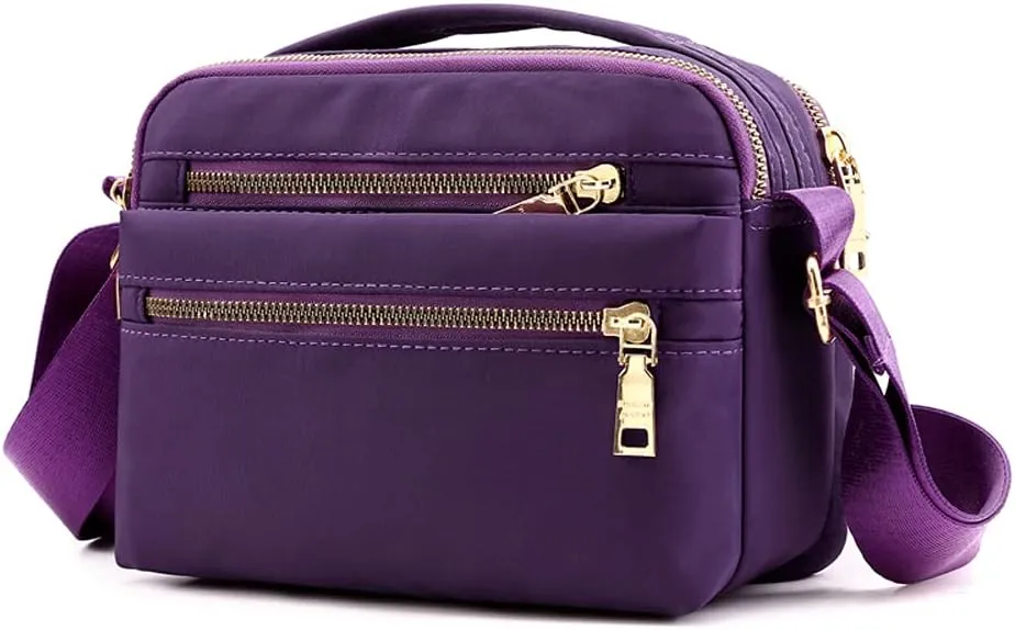 Small Crossbody Purses for Women Multi Pocket Casual Crossbody Bag Cellphone Wallet Purse Shoulder Bag