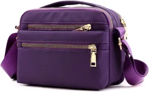 Small Crossbody Purses for Women Multi Pocket Casual Crossbody Bag Cellphone Wallet Purse Shoulder Bag