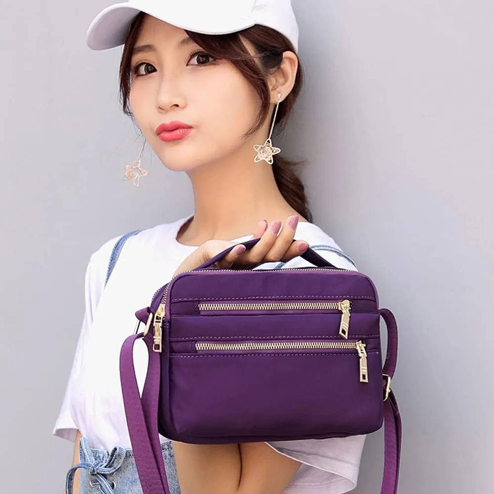 Small Crossbody Purses for Women Multi Pocket Casual Crossbody Bag Cellphone Wallet Purse Shoulder Bag
