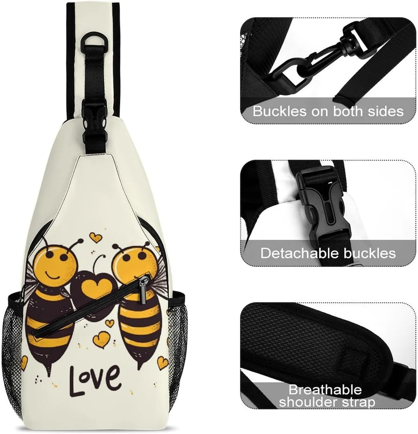 Small Crossbody Sling Backpack Flag of Venezuela Chest Bags for Traveling Chest Fashion Shoulder Bag