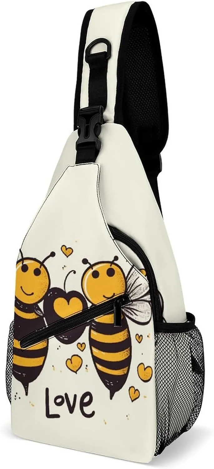 Small Crossbody Sling Backpack Flag of Venezuela Chest Bags for Traveling Chest Fashion Shoulder Bag