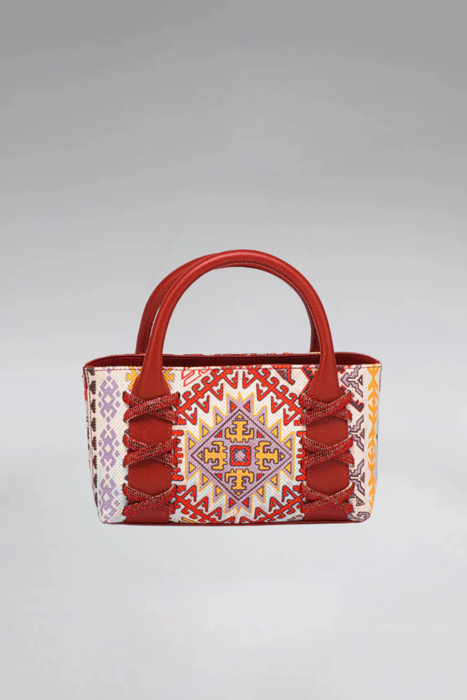 Small Kriss Kiliim Carpet Wedge Tote