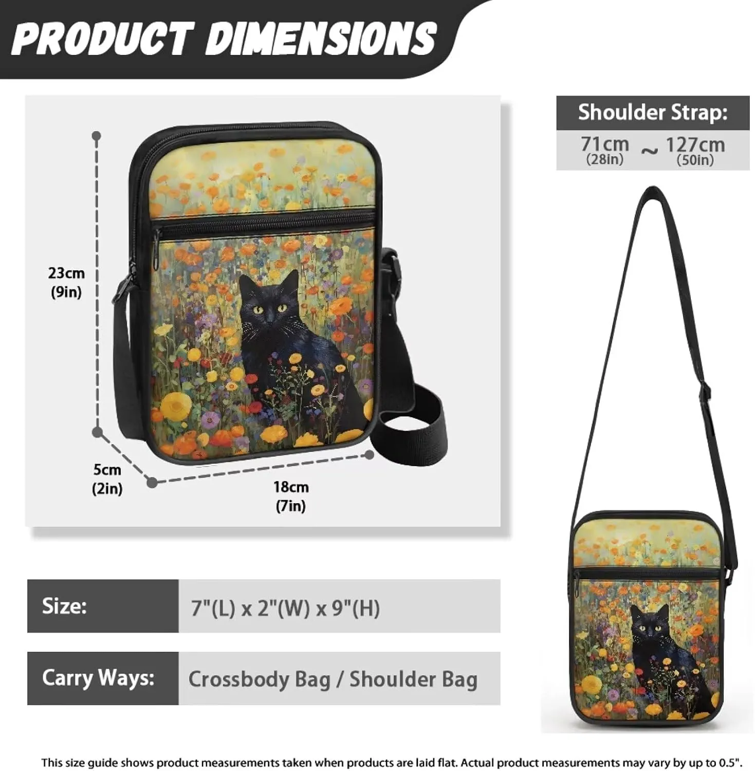 Small Messenger Bag for Men Women Wallet Purse Cell Phone Purse Shoulder Bag for Phone Passport