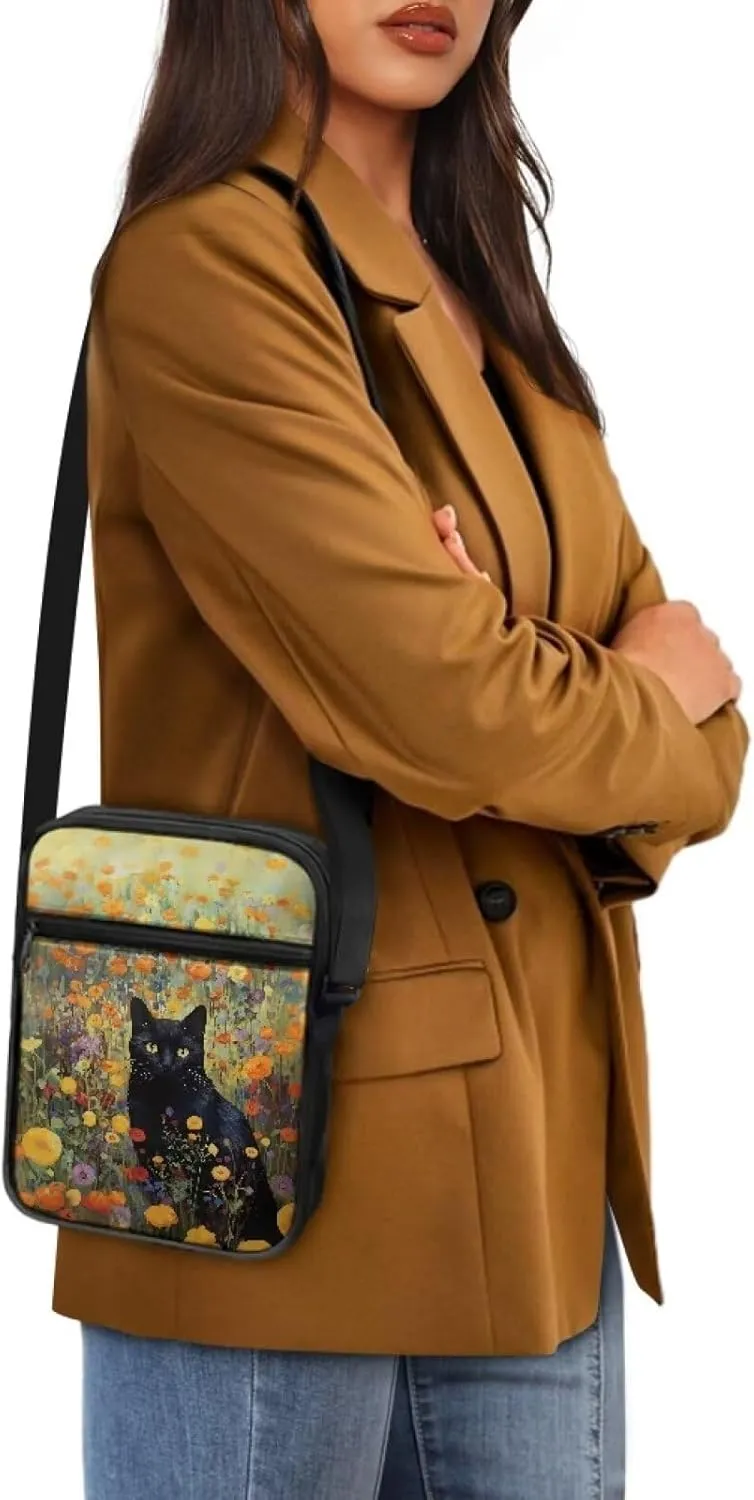 Small Messenger Bag for Men Women Wallet Purse Cell Phone Purse Shoulder Bag for Phone Passport