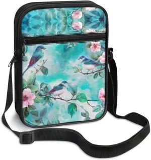 Small Messenger Bag for Men Women Wallet Purse Cell Phone Purse Unisex Shoulder Bag for Work Travel