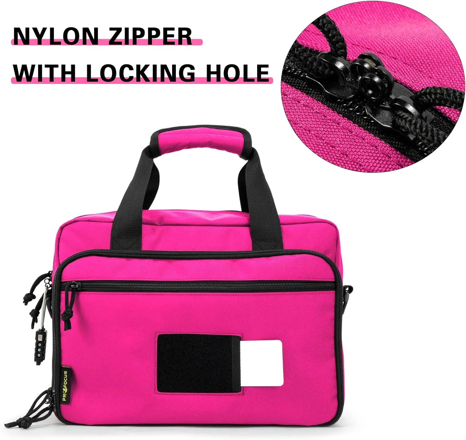 Small Range Bag For 2 Pistols Gun Range Bags For Handguns And Ammo Dual Pistol Handgun Revolver Hunting Bag Gun Carrying Case/Lockable Zippers