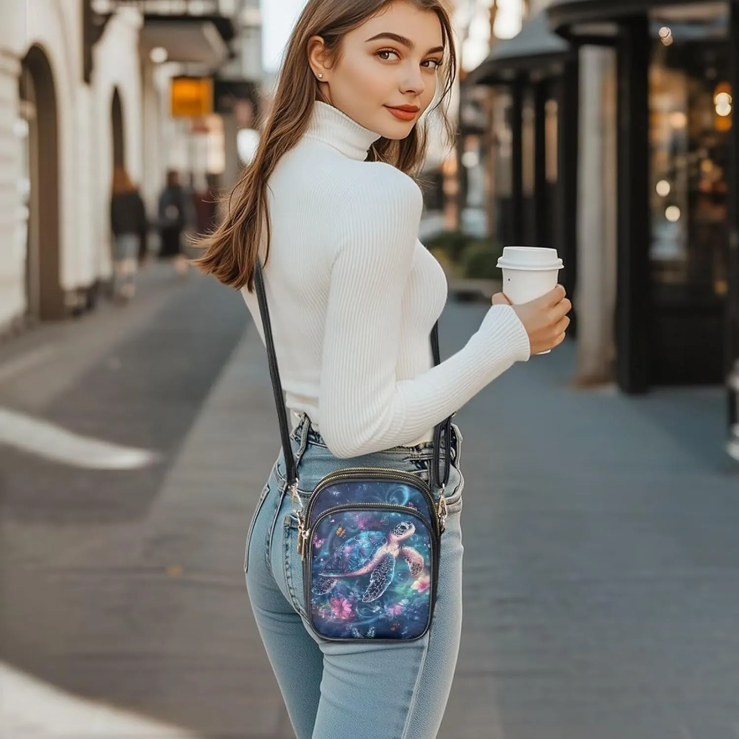 Small Sling Bag for Women Crossbody Purse Womens Crossbody Cell Phone Purse Holder Wallet Satchel Handbags