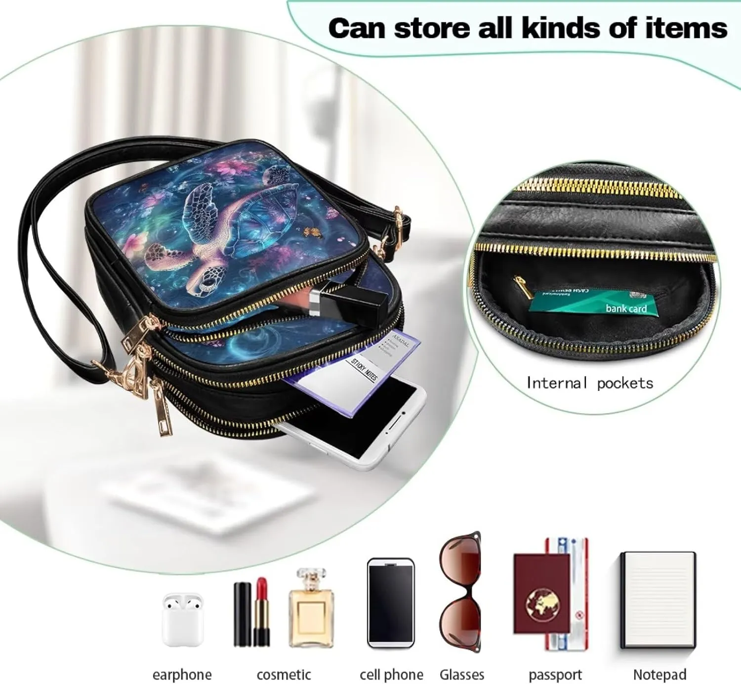 Small Sling Bag for Women Crossbody Purse Womens Crossbody Cell Phone Purse Holder Wallet Satchel Handbags