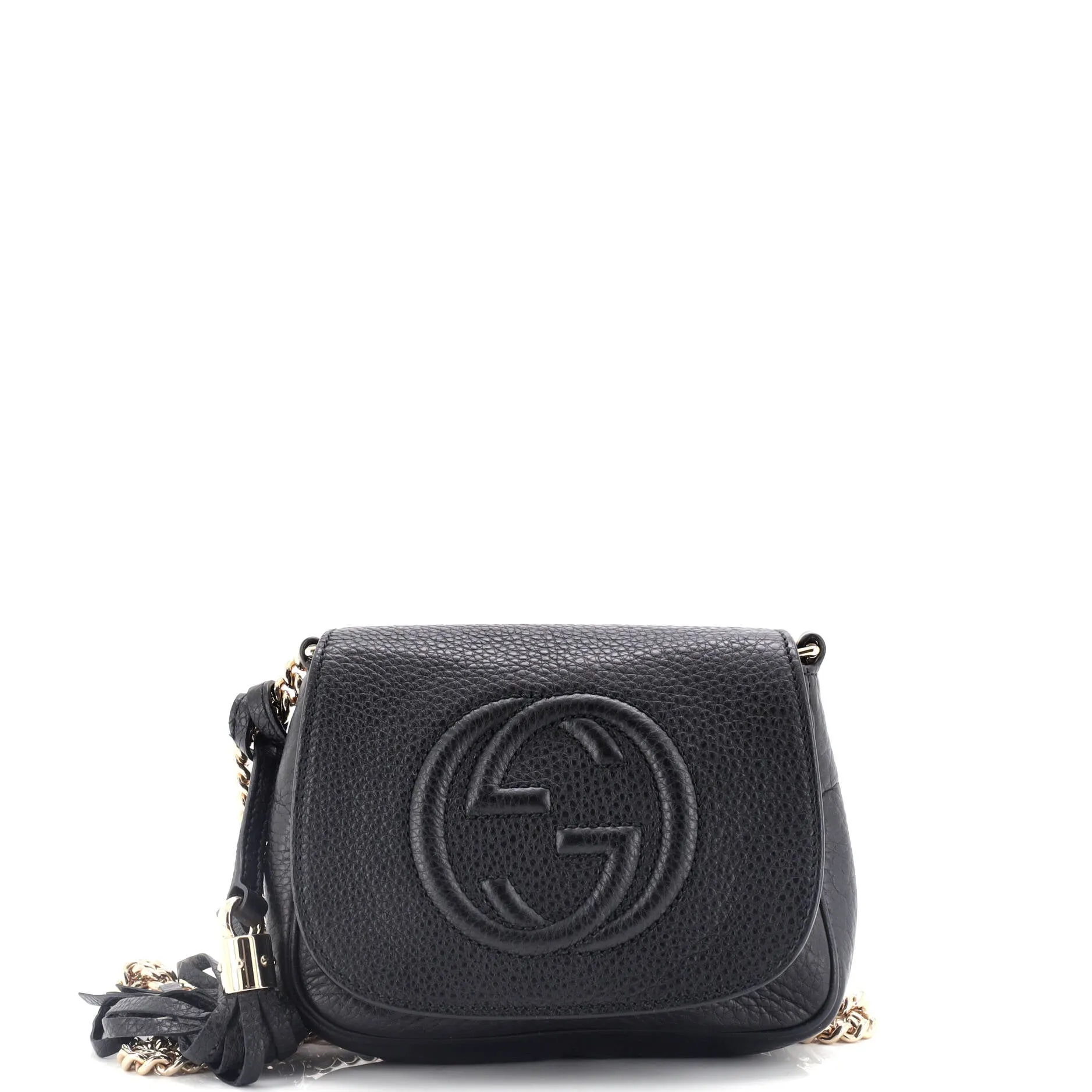 Soho Chain Crossbody Bag Leather Small