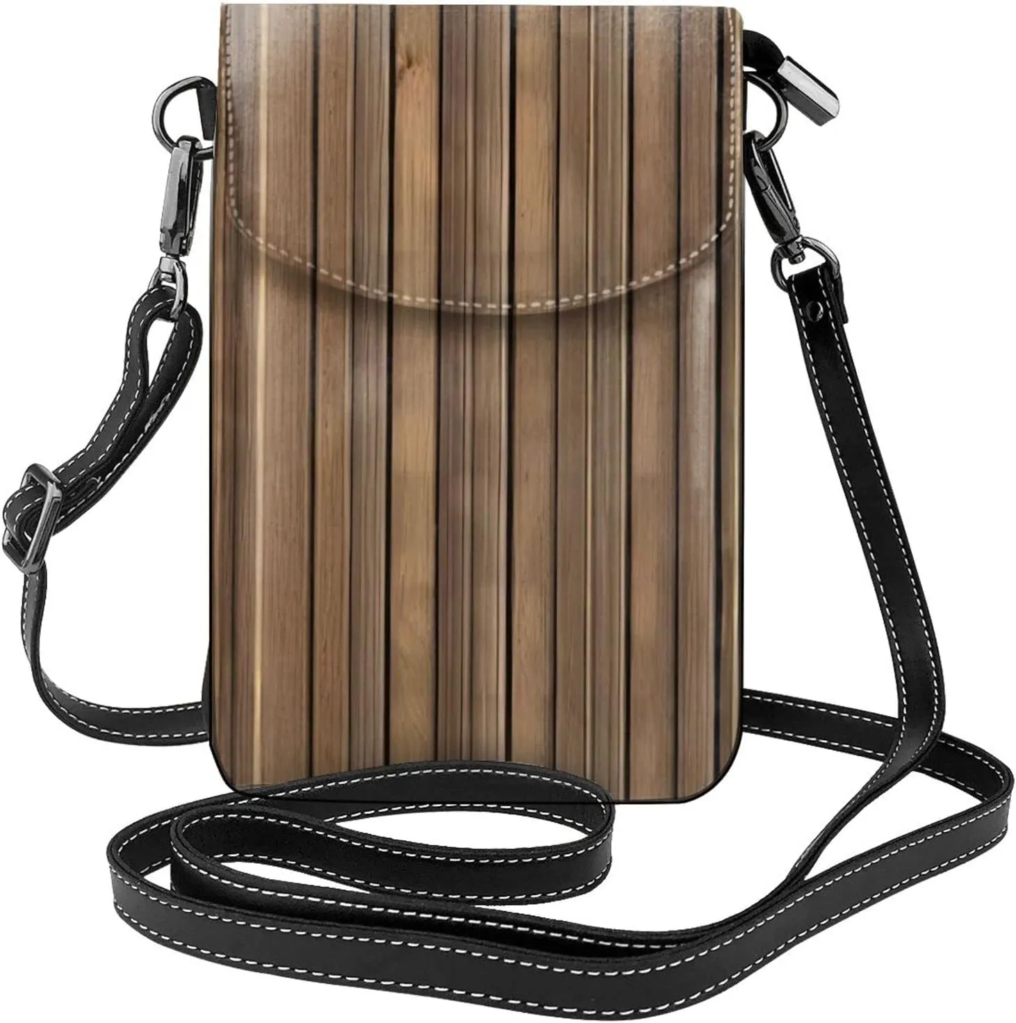 Solid wood pattern Women's crossbody bag, crossbody phone bag, tassel wallet with shoulder strap, best gift for women.
