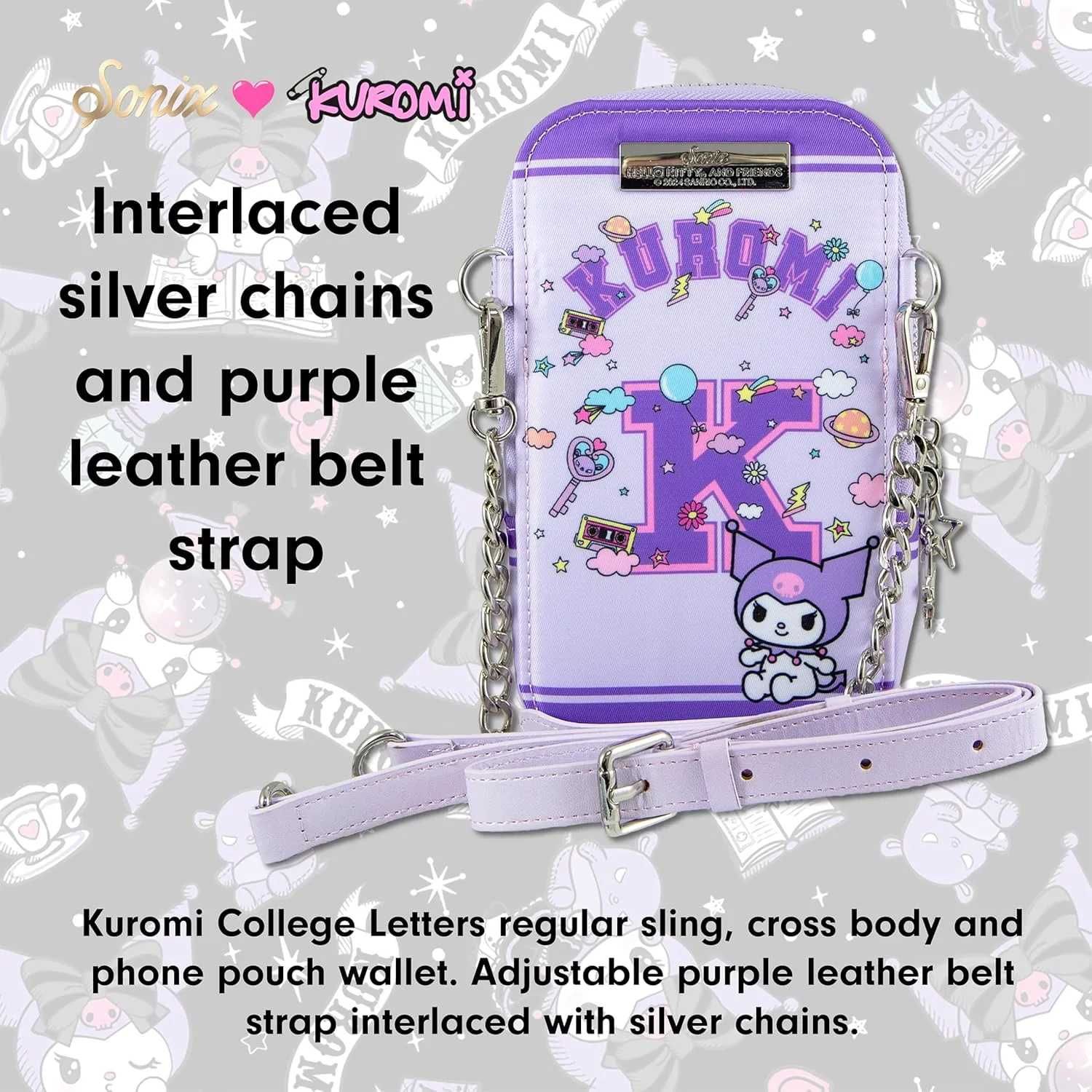 Sonix x Sanrio Phone Pouch - Universal Smartphone Purse and Wallet, Crossbody and Shoulder Bag