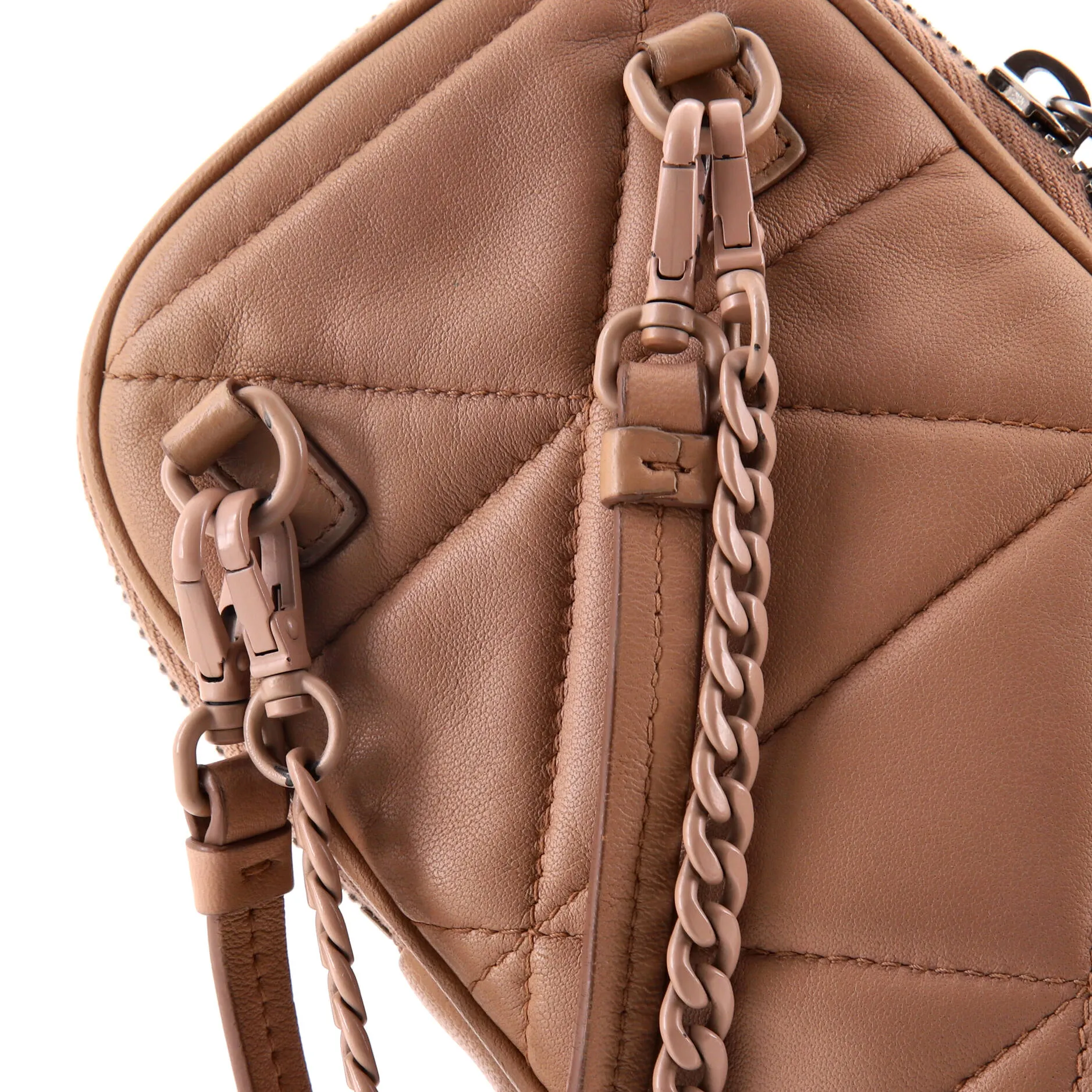 Spectrum Phone Holder Crossbody Bag Quilted Nappa Leather