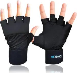 Speed Wraps: Premium Boxing Hands Wraps for Women and Men l Quick Inner Glove Wrist, Knuckle Protection for Martial Arts, Kickboxing, Cross Training and Boxing Workouts Plus Free Wash Bag