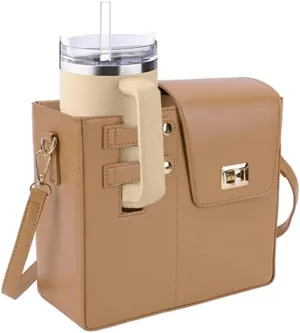 Stanley Bag Stanley Cup Purse Stanley Cup Holder Outdoor Crossbody Water Bottle Bag with Strap, for Stanley Cup