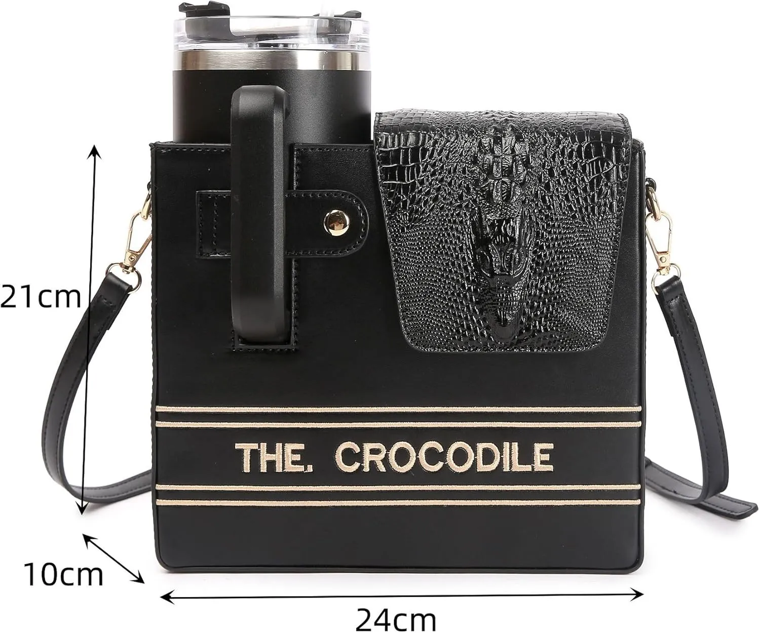 Stanley Purse,Water Bottle Bag Outdoor Portable Crossbody Bag Stanley Cup Holder with Strap Women's Shoulder Bags