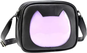 STEAMEDBUN Ita Bag Crossbody Cat Small Ita Purse Pin Display Bag with Insert