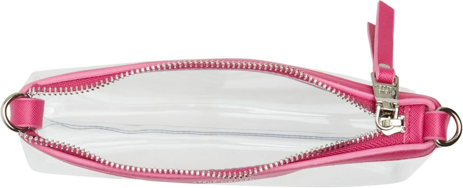 Steve Madden Dominic Clear Pouch with Card Case Gift Set