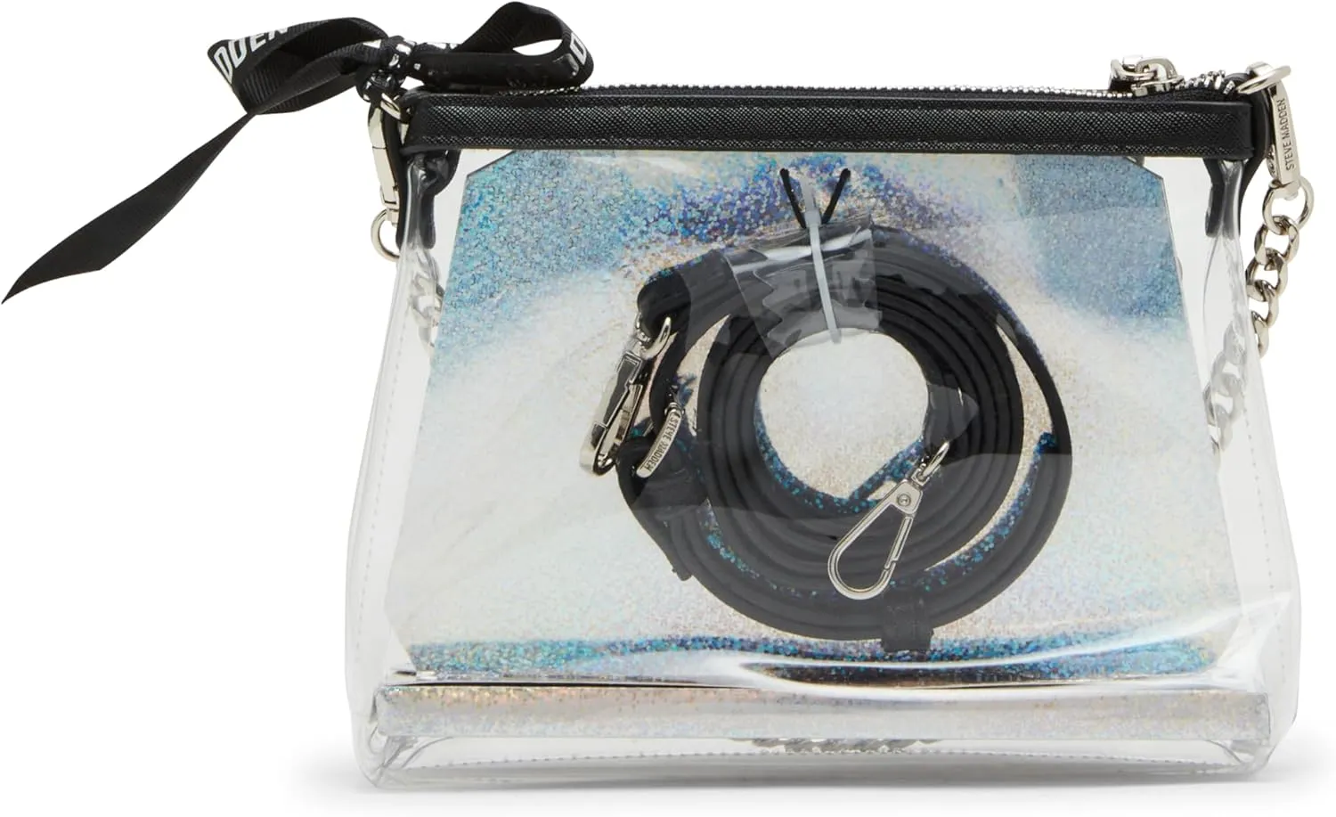 Steve Madden Dominic Clear Pouch with Card Case Gift Set