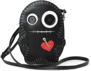 Stitched Voodoo Doll Shoulder Crossbody Bag