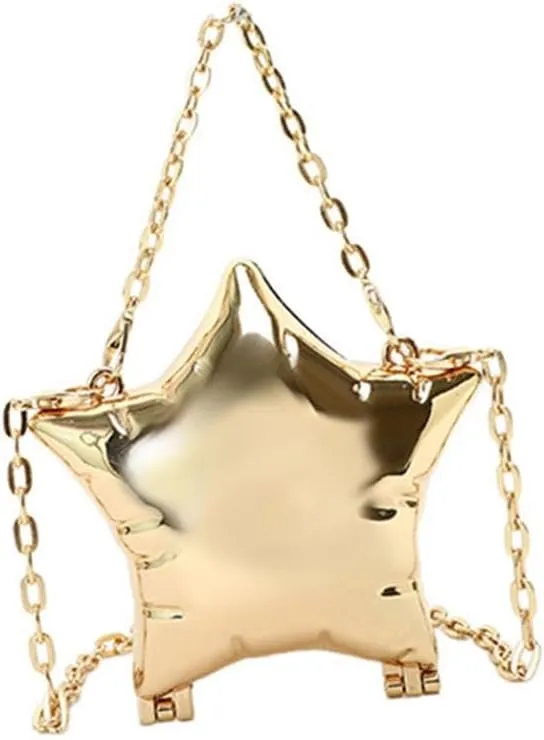 Stylish Lightweight Evening Bag With Chain Strap For Trendy Women and Girls Small Shoulder Bag Crossbody Purse