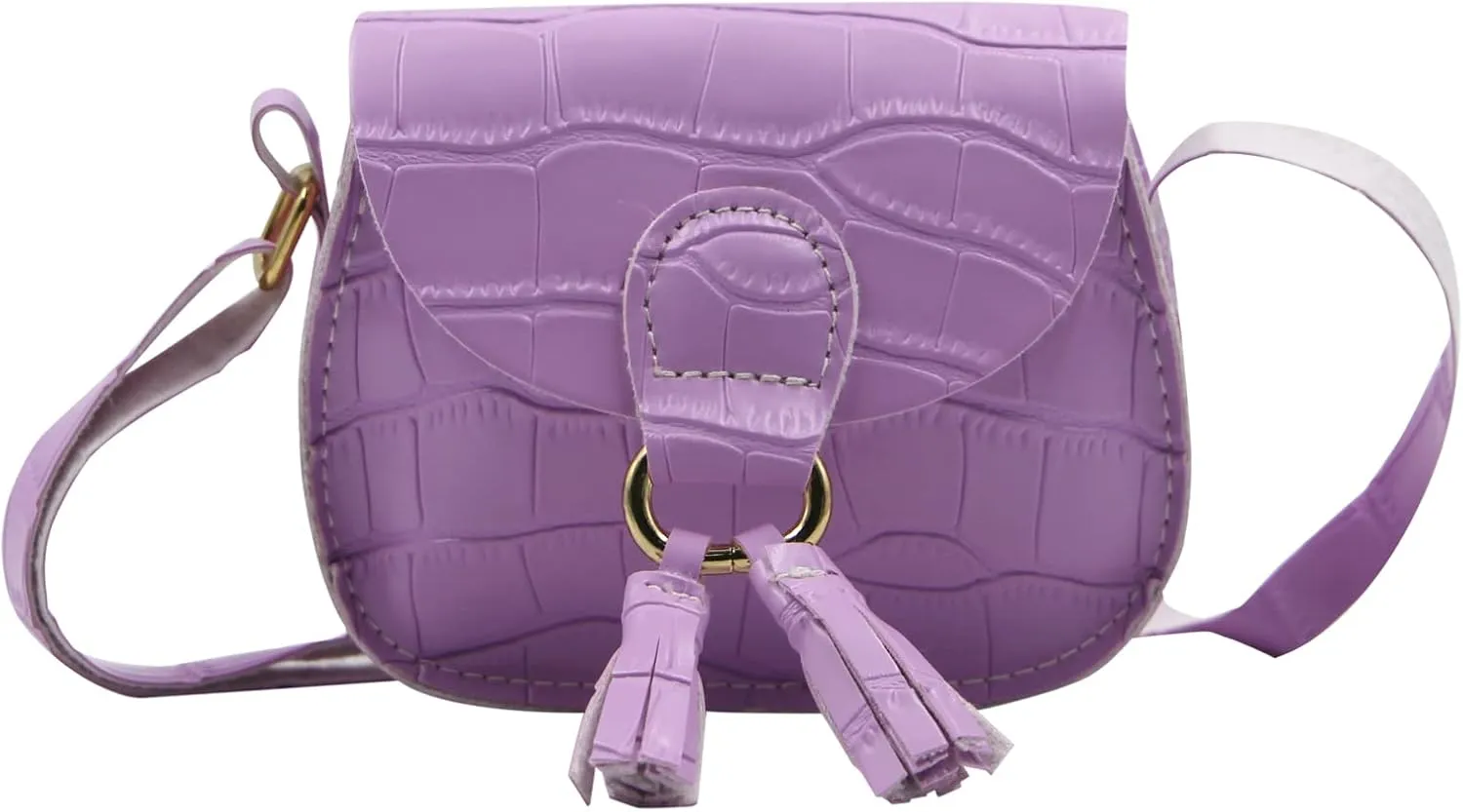 Suillty Kids Toddler Mini Crossbody Purse Little Girls Leather Shoulder Bag with Tassel