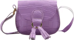 Suillty Kids Toddler Mini Crossbody Purse Little Girls Leather Shoulder Bag with Tassel
