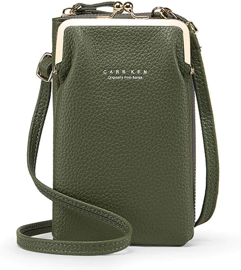 SUMGOGO Womens Crossbody Bag Cell Phone Shoulder Purse Card Wallet Handbag Satchel