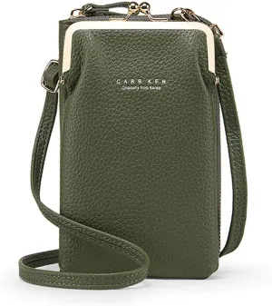 SUMGOGO Womens Crossbody Bag Cell Phone Shoulder Purse Card Wallet Handbag Satchel