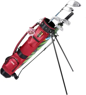 Sunday Golf Bag with Stand, Golf Carry Bag with Travel Shoulder, Lightweight Golf Bag for Men Women，Golf Stand Bag