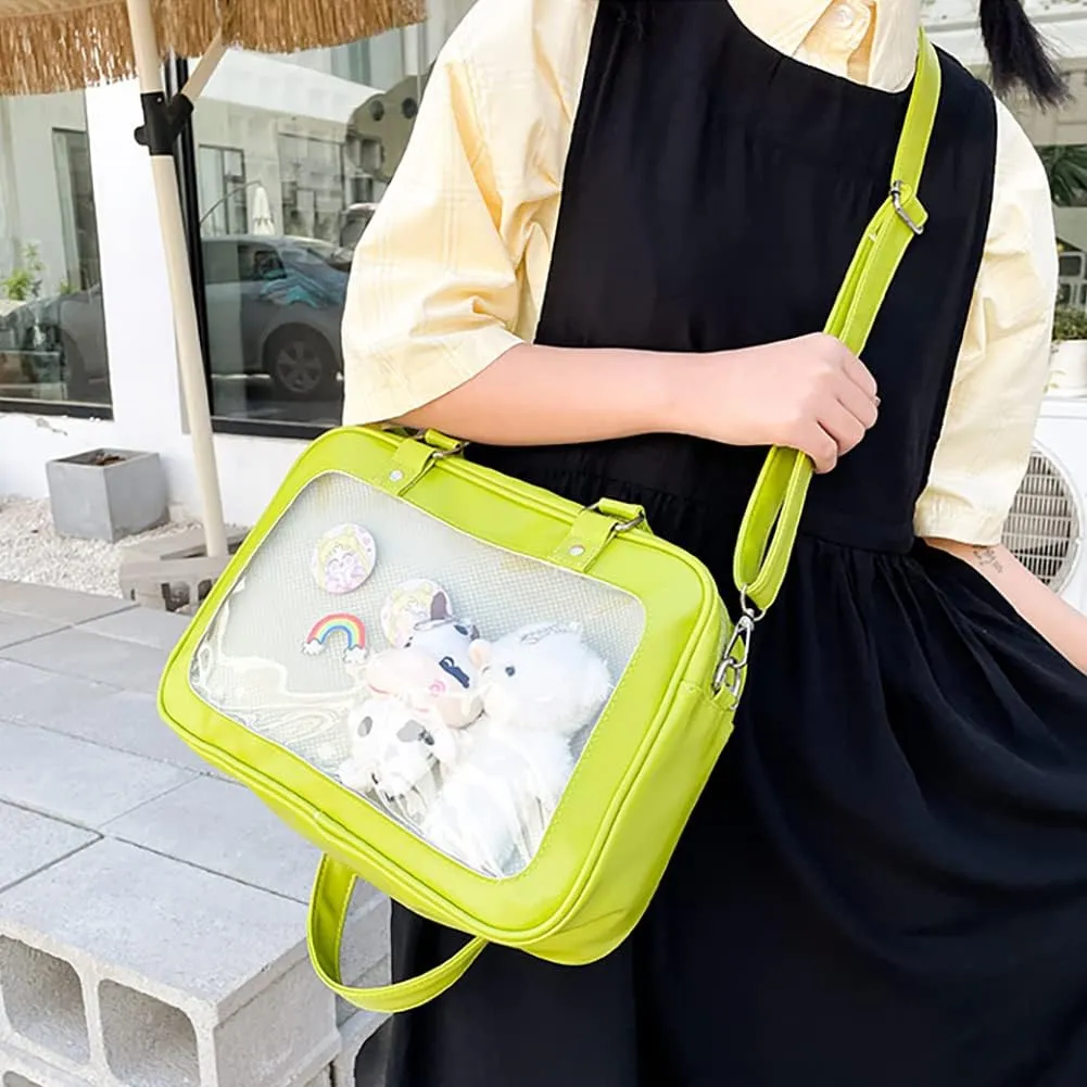 Sweet Lolita Anime Purse Messenger Crossbody Bag for Women
