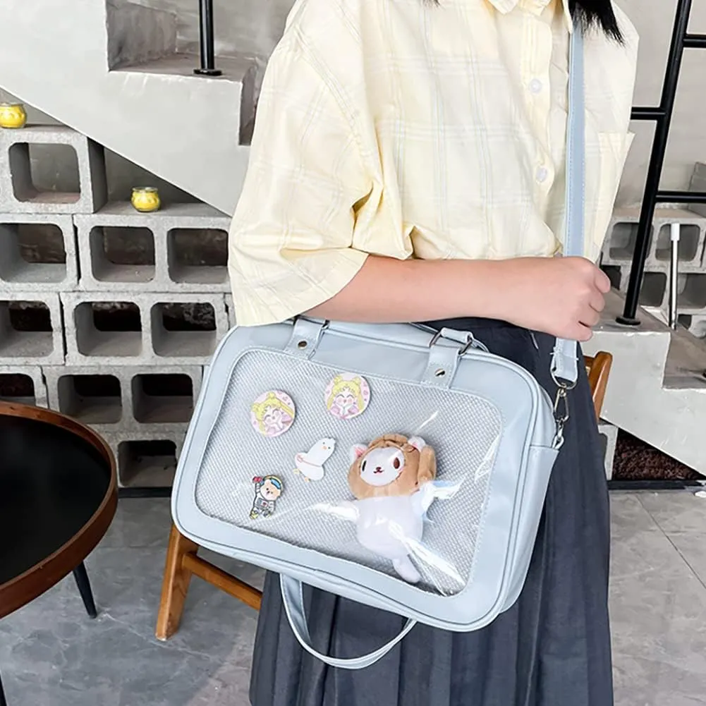 Sweet Lolita Anime Purse Messenger Crossbody Bag for Women