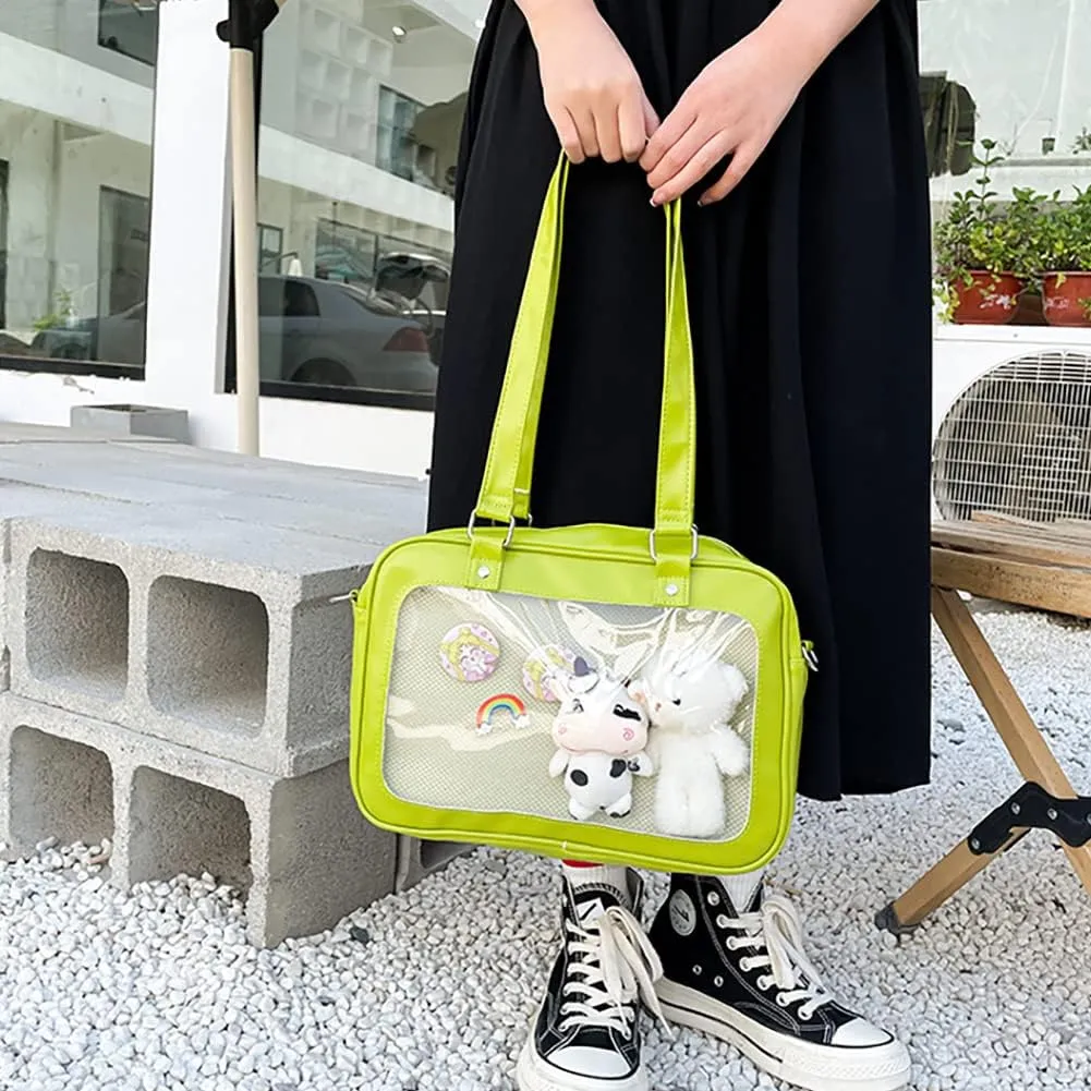 Sweet Lolita Anime Purse Messenger Crossbody Bag for Women