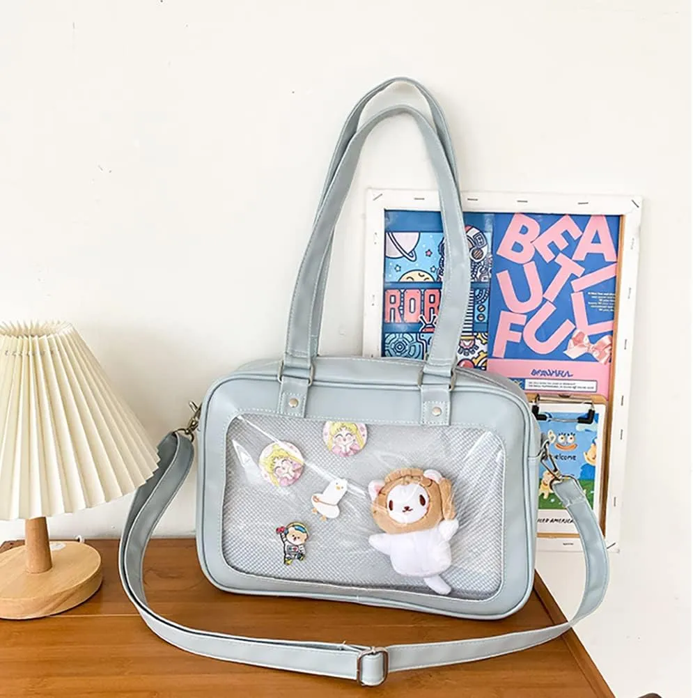 Sweet Lolita Anime Purse Messenger Crossbody Bag for Women