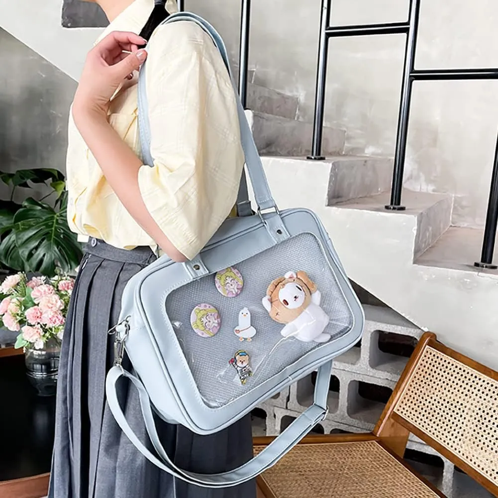 Sweet Lolita Anime Purse Messenger Crossbody Bag for Women