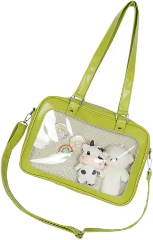 Sweet Lolita Anime Purse Messenger Crossbody Bag for Women