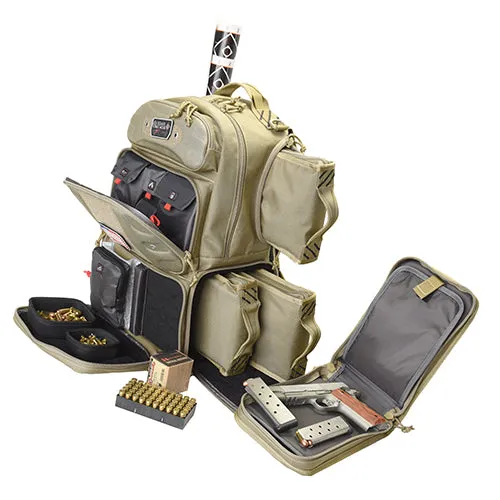 Tactical Range Backpack-4 Handguns-tan