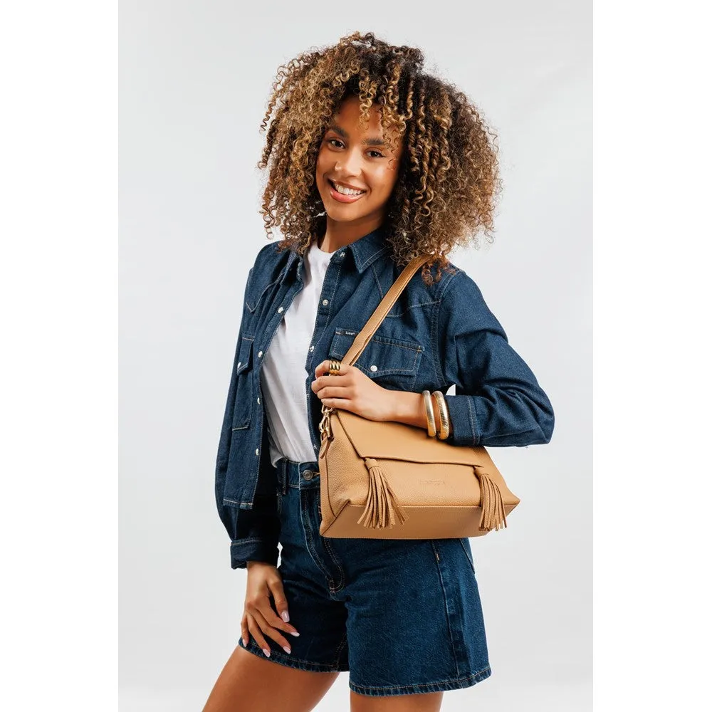 Tan Jessie Leather Handbag