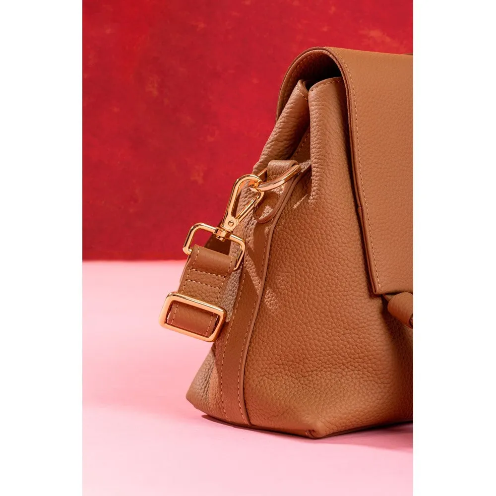 Tan Jessie Leather Handbag