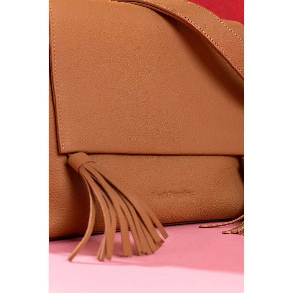 Tan Jessie Leather Handbag