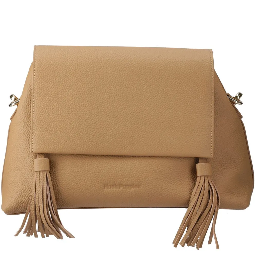 Tan Jessie Leather Handbag