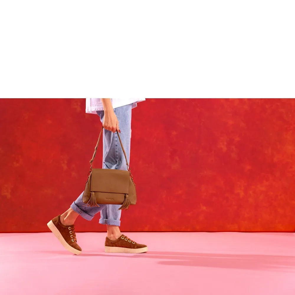 Tan Jessie Leather Handbag