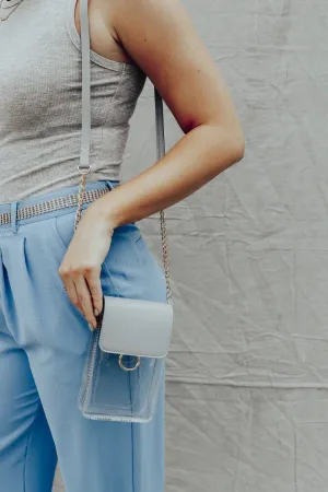 TB28208 Transparent Clear Cell Phone Holder/Crossbody