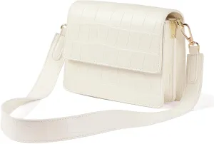 Telena Crossbody Bags for Women Vegan Leather Purses for Women Crossbody Handbag Purse with Adjustable Strap