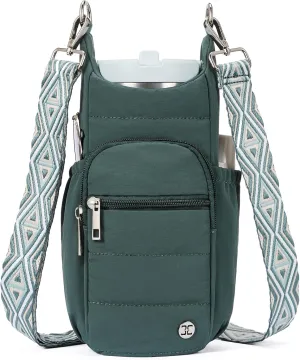 Telena Water Bottle Holder with Strap Crossbody Bags for Women for Walking, Hiking, Cycling